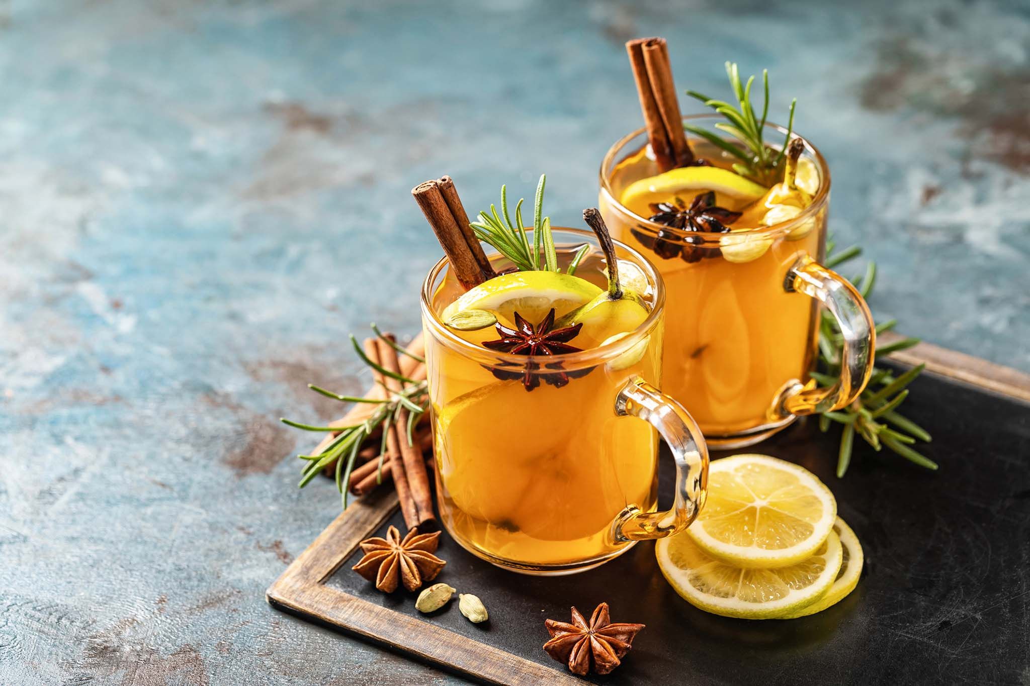 Spiced Chamomile Hot Toddy
