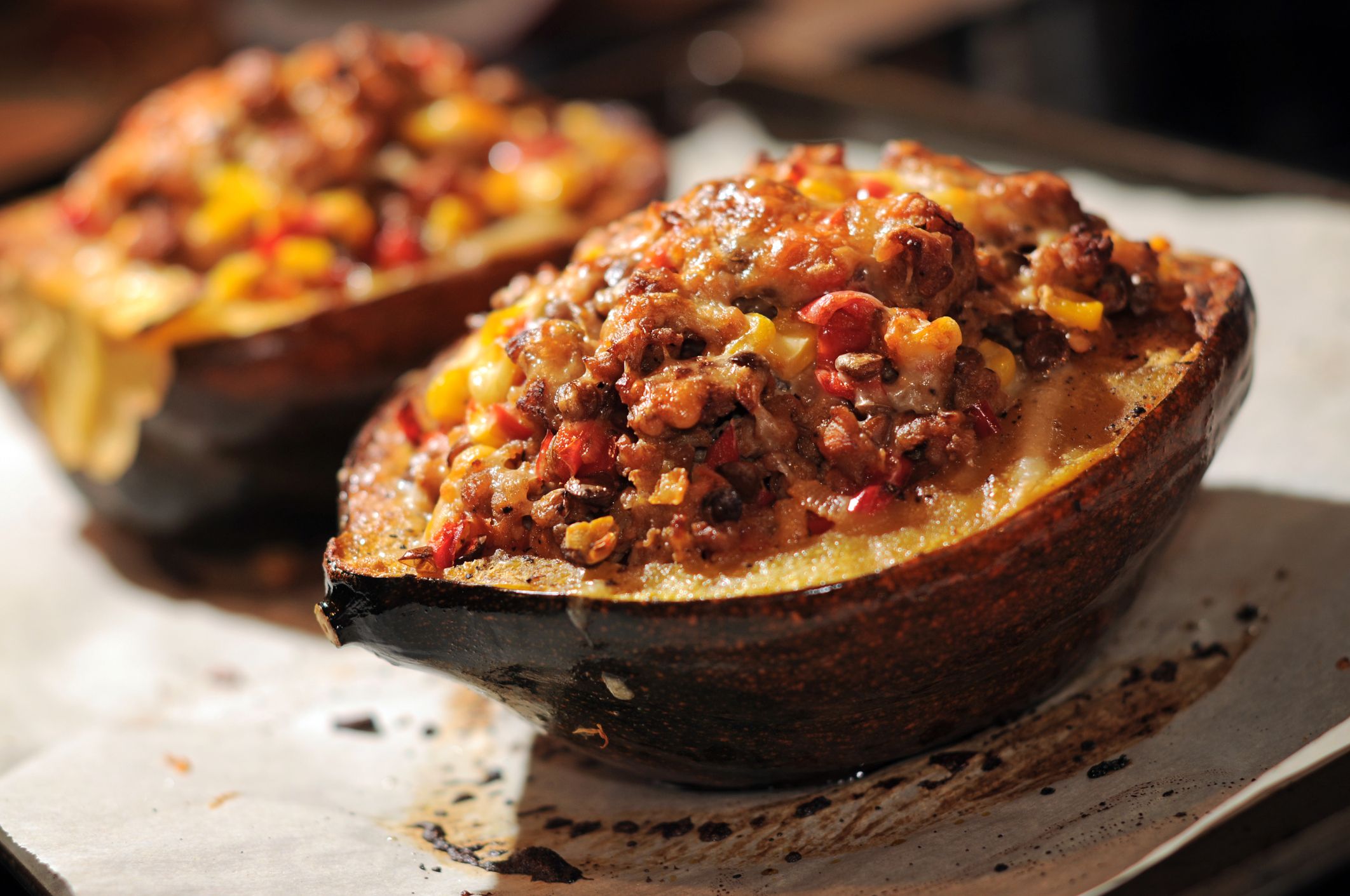 Taco-stuffed Spaghetti Squash