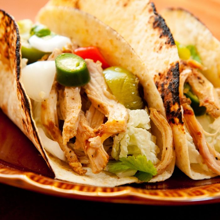 Air Fryer Chicken Tacos