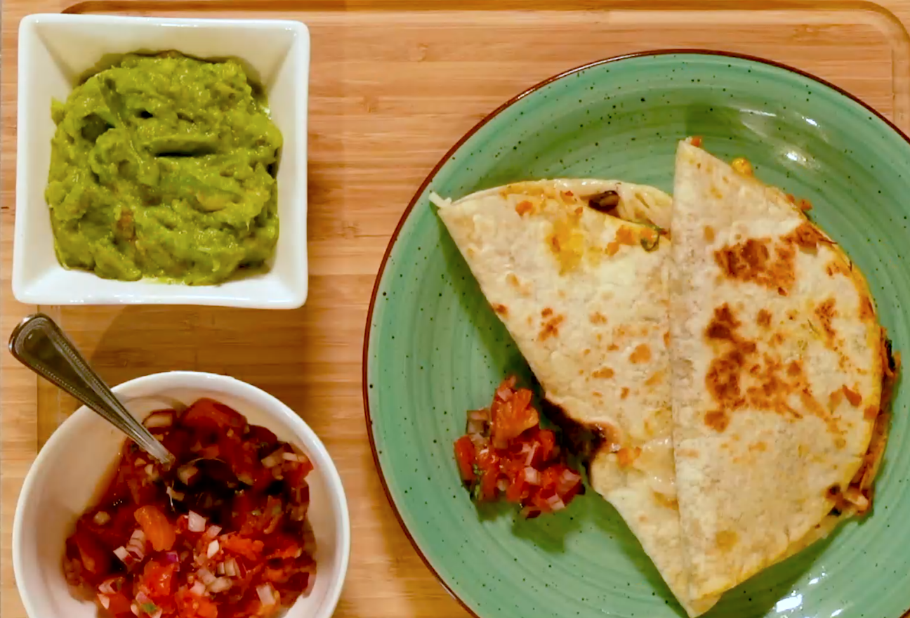 Vegan Sweet Potato Quesadillas