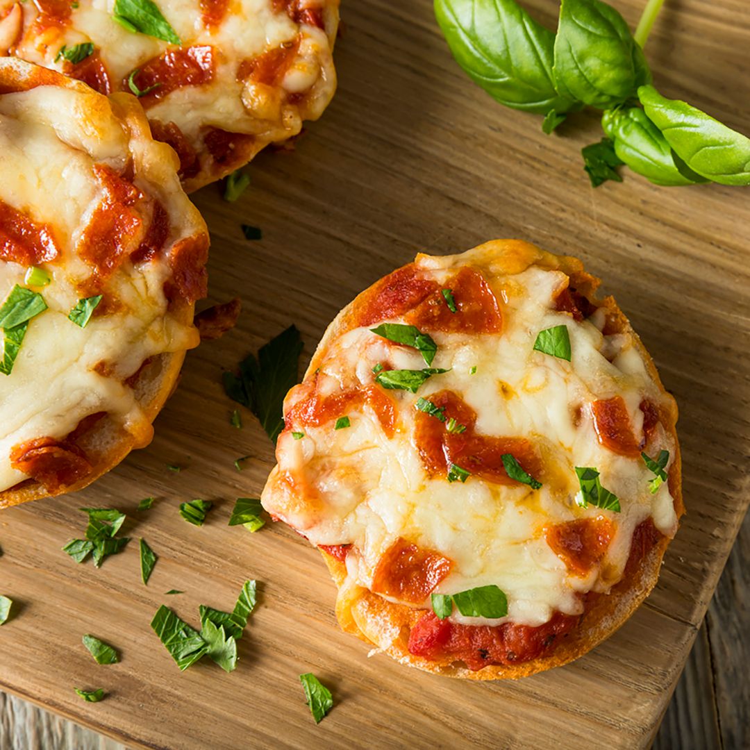 Mini Deep Dish Tortilla Pizza