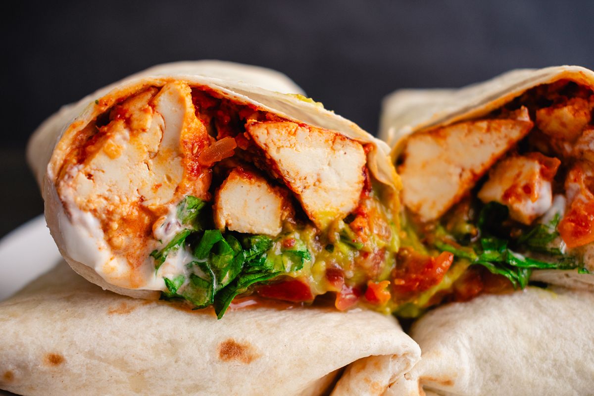 Southwest Tofu Burrito