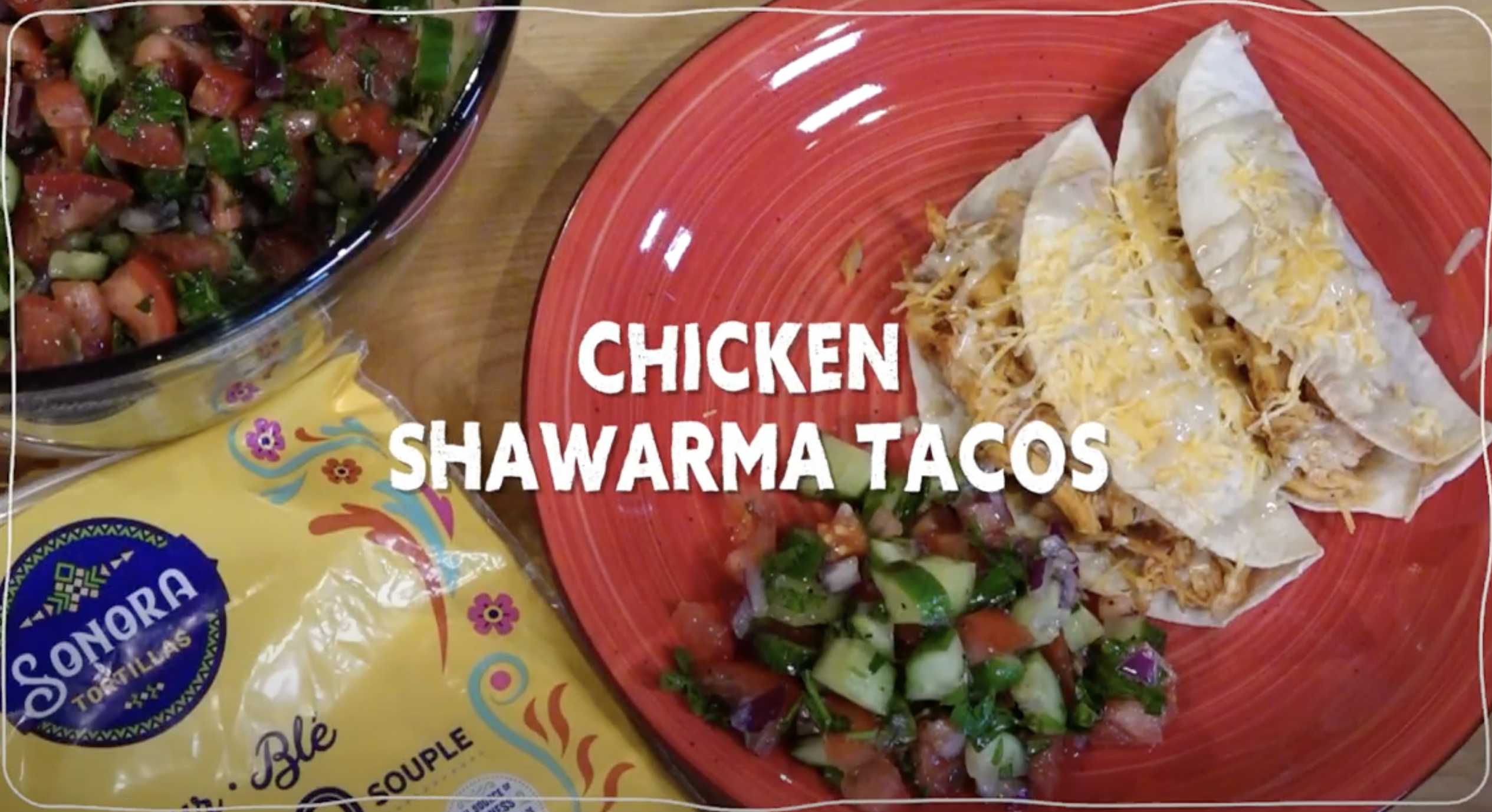 Chicken Shawarma Tacos