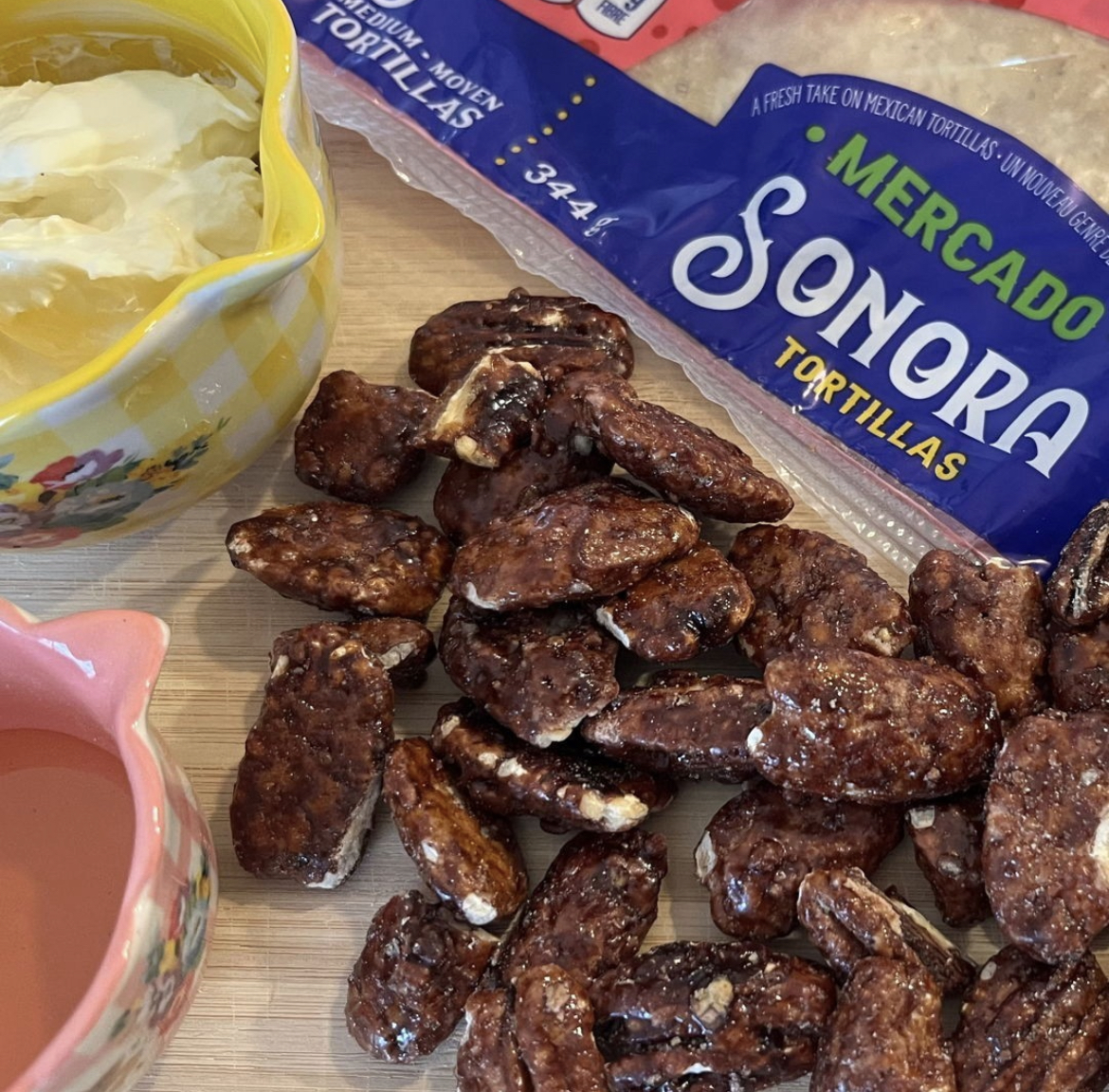 Sweet and Savoury Cheese Pecan Spread