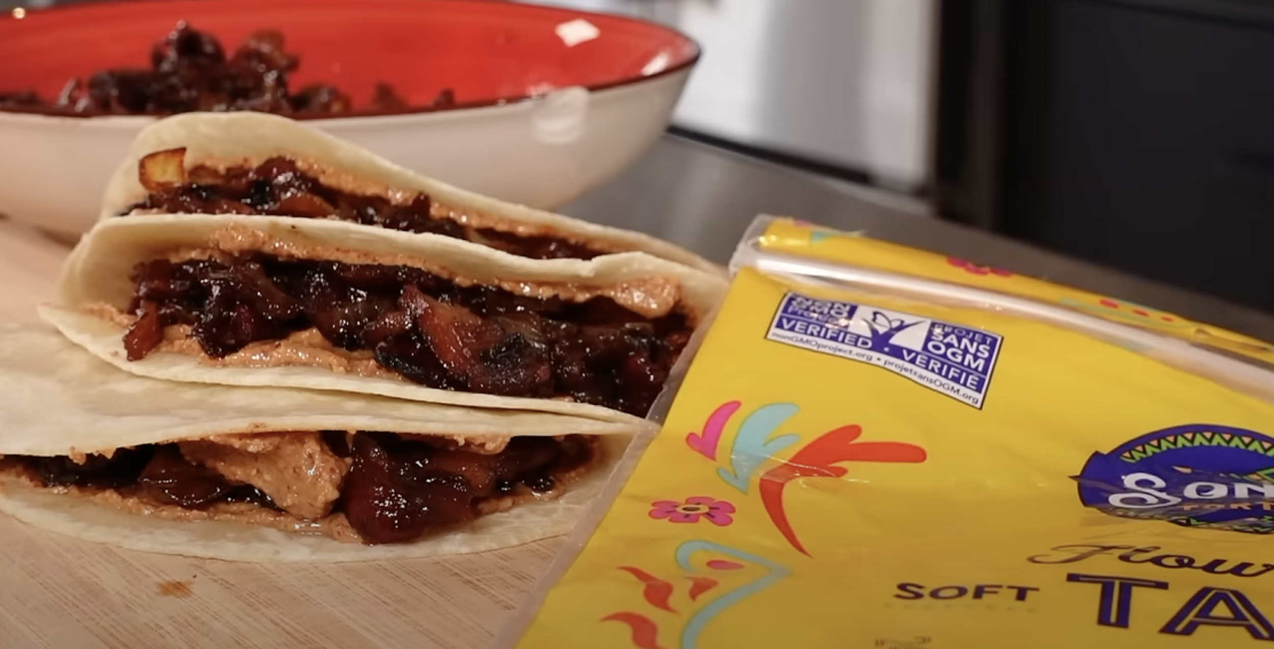 Peanut Butter and Bacon Jam Quesadilla